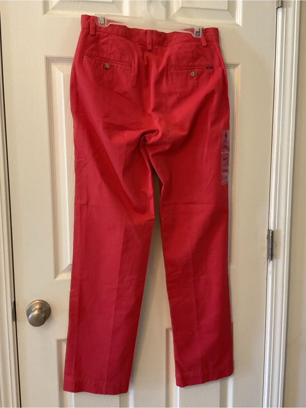 Polo Ralph Lauren NWT Mens Classic Fit 30x32 Red Pants - Picture 2 of 11